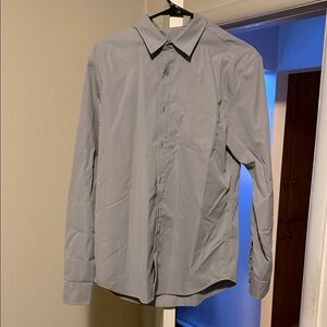 Coofandy Gray Button-Up Shirt